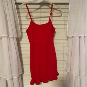 Lulus red dress